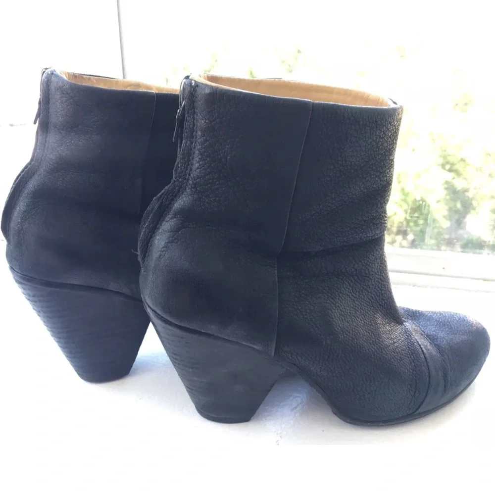 Rag & Bone Newbury Bootie Leather Ankle Boots 37